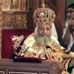 Pope Tawadros II, the new pope of the Coptic Orthodox church, attends his enthronement ceremony at St. Mark Cathedral in Abbasiya, Cairo